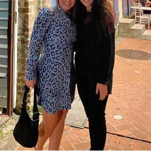 $550 A.L.C Marcella Leopard Print Dress - Picture 4 of 14